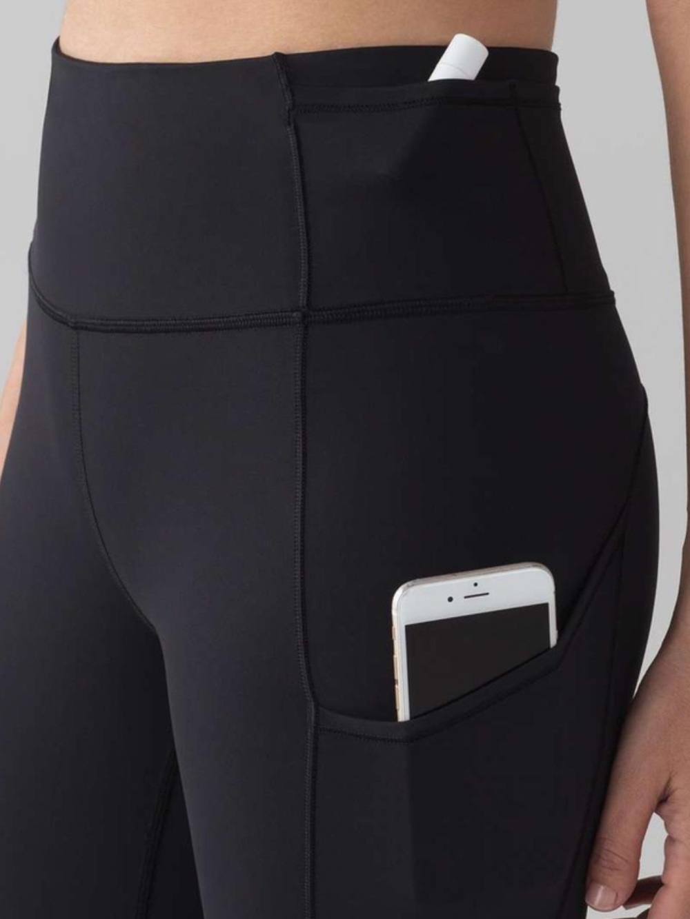 Lululemon Leggings Fast & Free Crop II Black - Picture 2 of 11